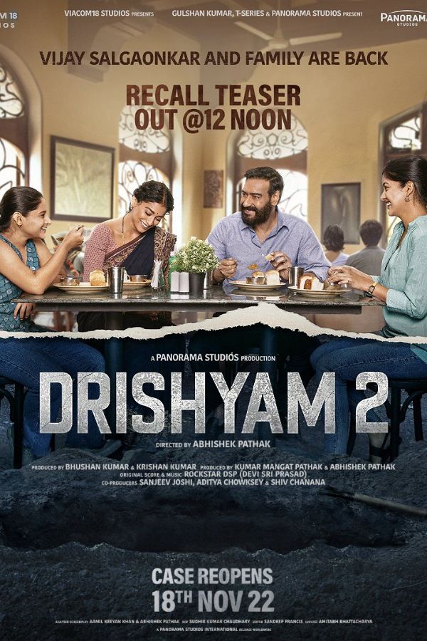 Drishyam 2 - 2022 movie poster