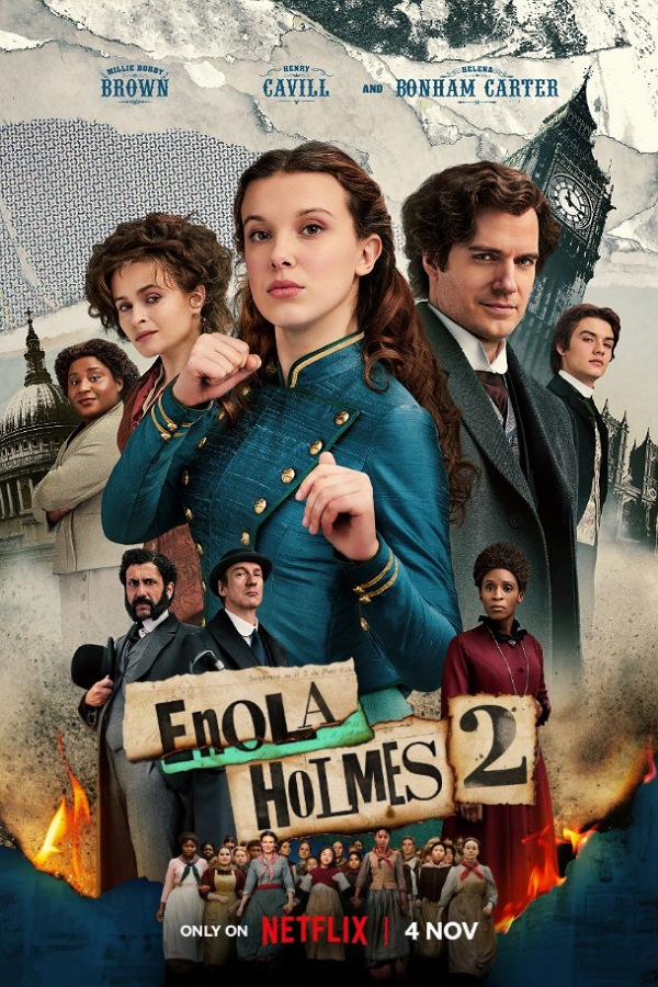 Enola Holmes 2 2022 movie poster