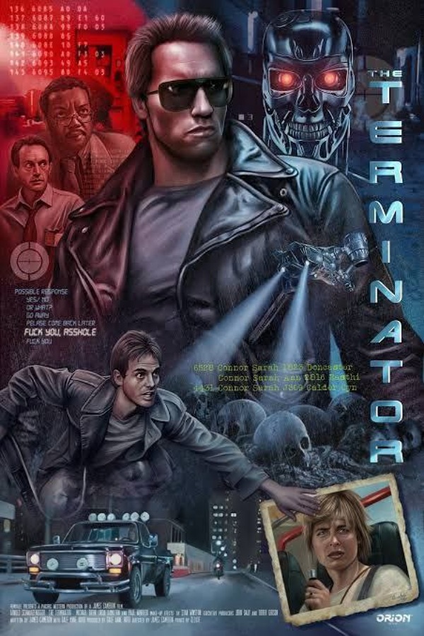 Terminator 1 1984 movie poster