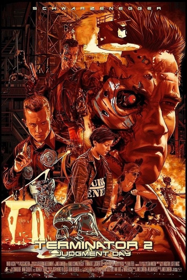 Terminator 2 1991 movie poster