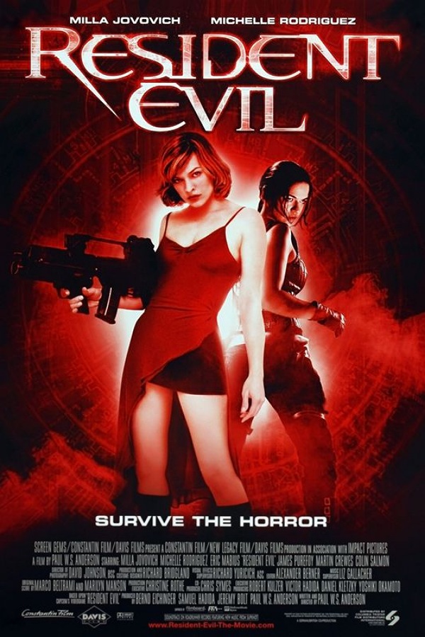 resident evil 1 2002 movie poster