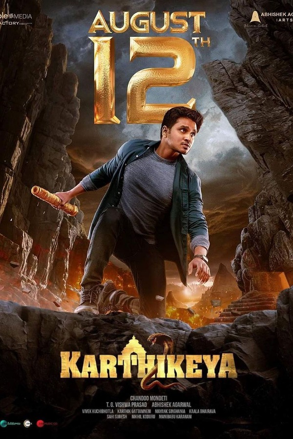 karthikeya 2 2022 movie poster