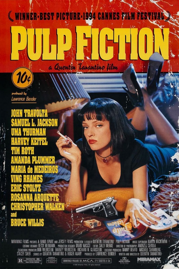 pulp fiction 1994 movie poster