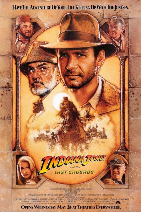 Indiana jones 3 1989 movie poster